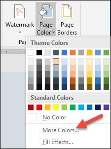 Word Belgesine Arka Plan Rengi, Resim veya Doku Eklemek