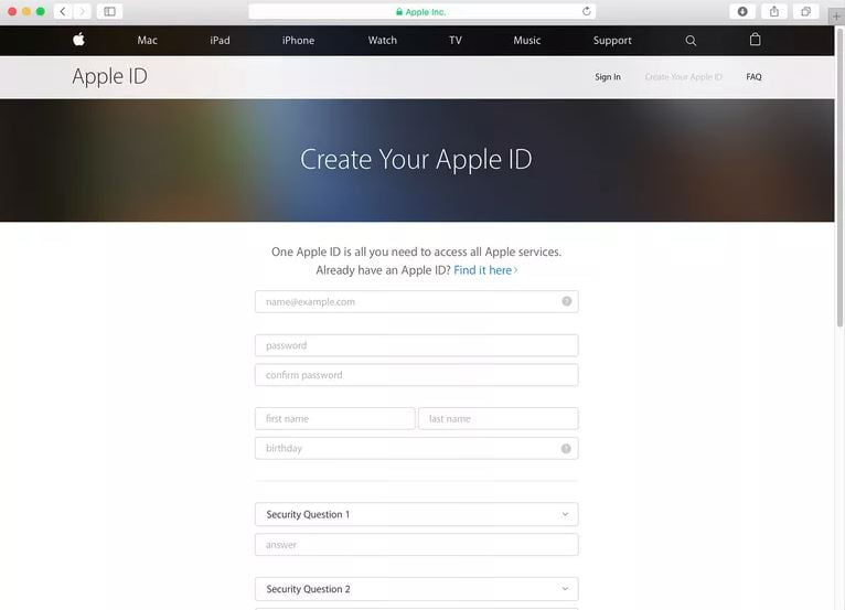 Apple Hesabı Olan Apple ID Nasıl Oluşturulur?