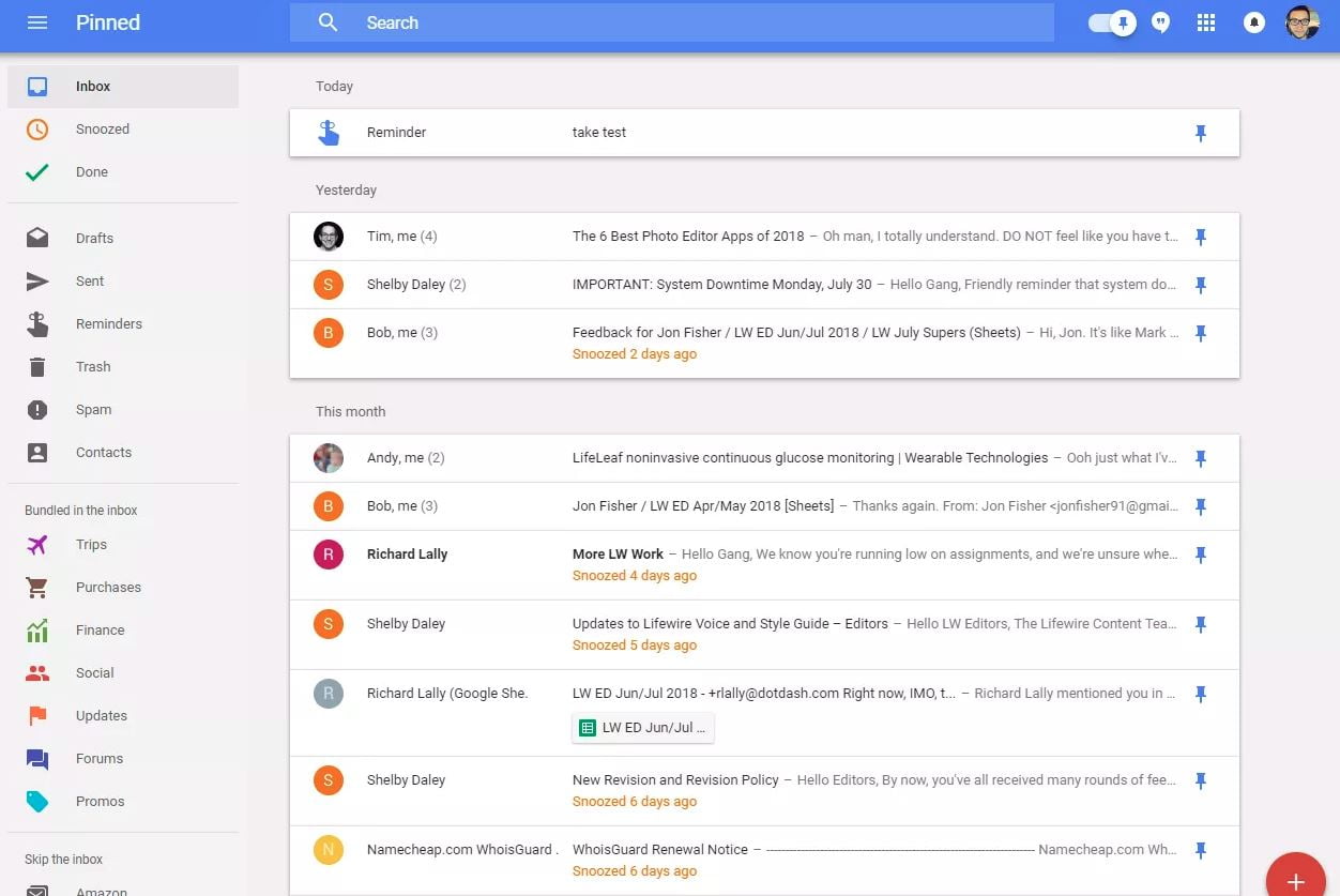 Inbox by Gmail İncelemesi: Google'un Inbox Servisi
