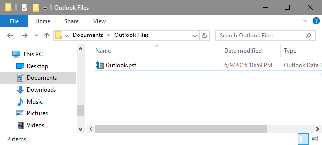 Outlook PST Dosyaları Nerededir?