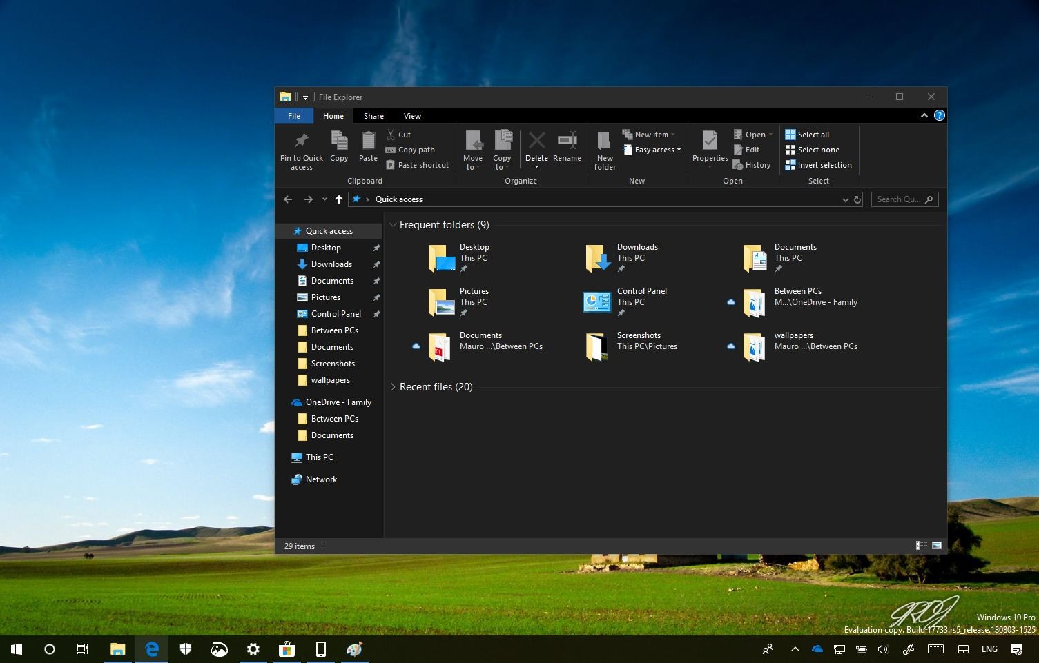 Windows 10'da Dosya Gezgini için Koyu Temayı Etkinleştirmek
