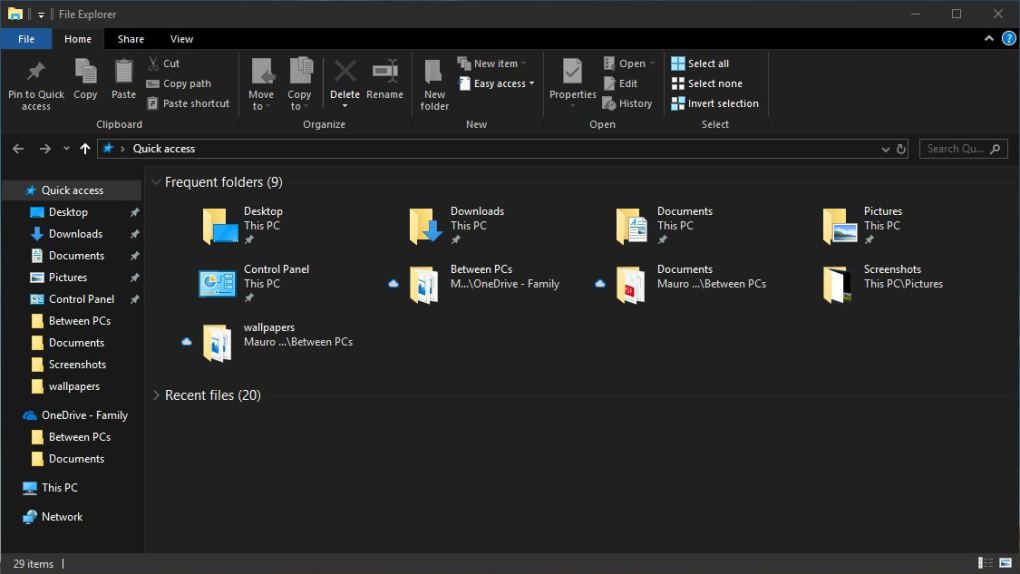 Windows 10'da Dosya Gezgini için Koyu Temayı Etkinleştirmek