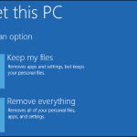 "Bu Bilgisayarı Sıfırla" ile Windows'u Sıfırlamak