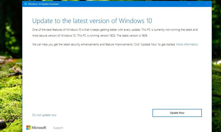 Windows 10 Güncelleme Yardımcısı ile 1809 Sürümüne Yükseltmek