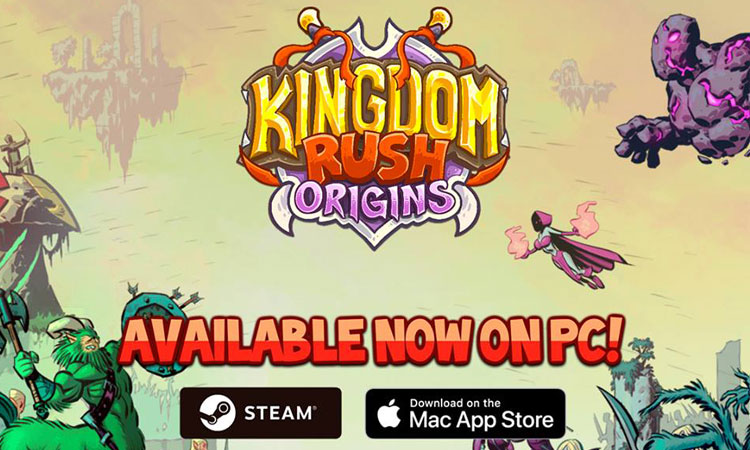 Kingdom Rush Origins Steam için Yayınlandı