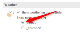 Outlook Takvimde Hava Durumunu Göstermek
