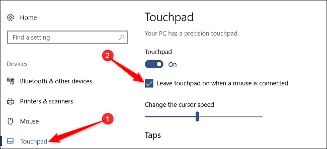 Mouse Takılı Olduğunda TouchPad'i Otomatik Kapatmak