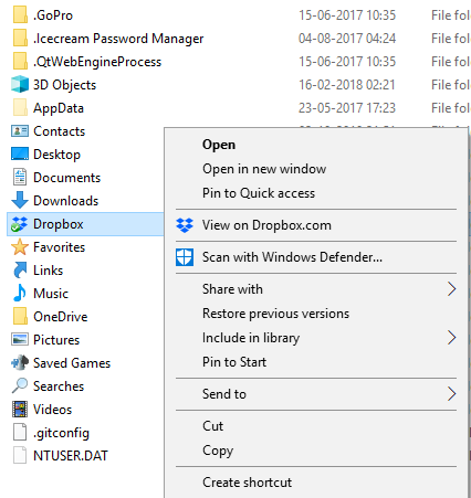 Windows 10'da Birden Fazla Dropbox Hesabı Kullanmak