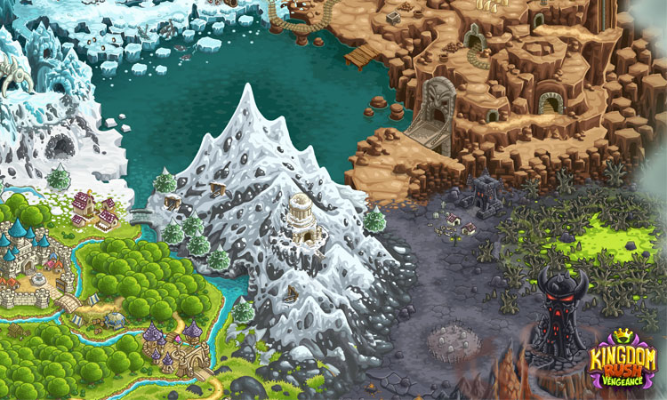 Kingdom Rush Vengeance için Harita Yayınlandı!