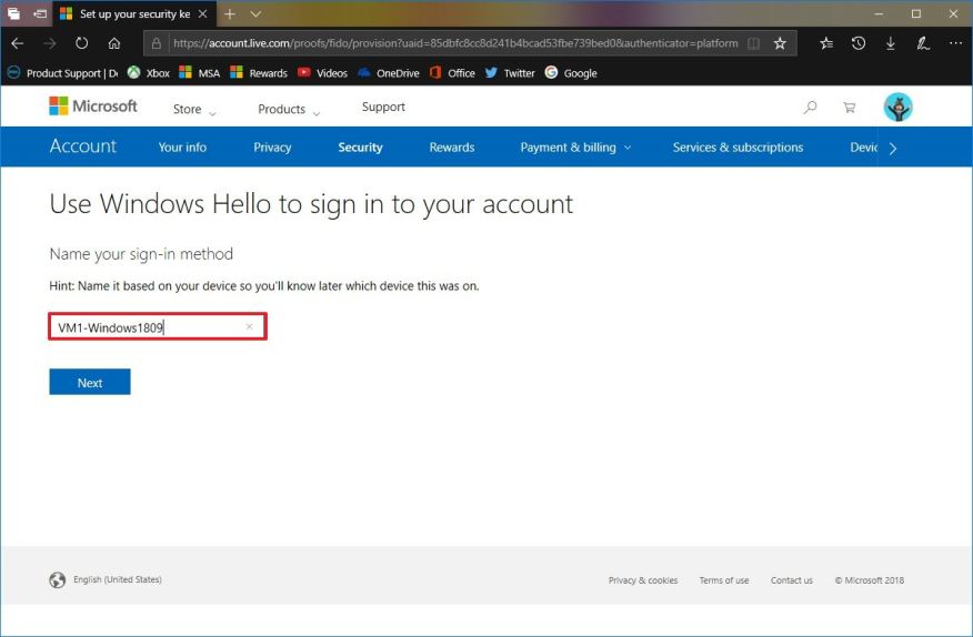 Microsoft Hesabı için Windows Hello Nasıl Kurulur?