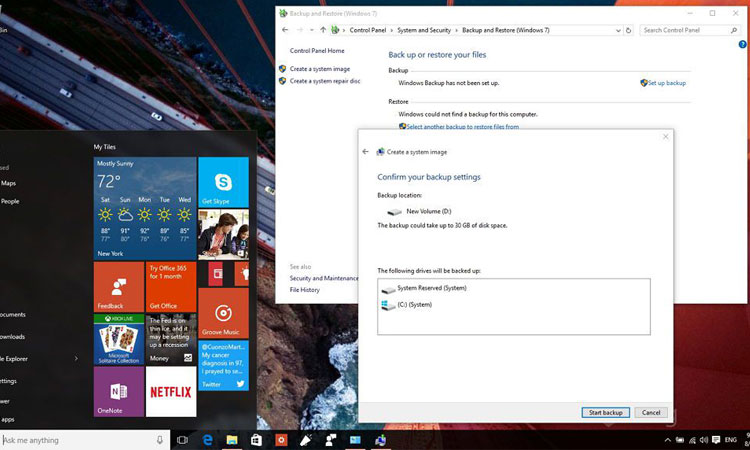 Windows 10 Sistem Görüntüsü ile Yedek Oluşturma