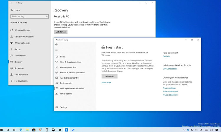 Windows 10'da "Bu Bilgisayarı Sıfırla" ve "Yeni Başlangıç" Arasındaki Fark