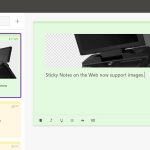 Sticky Notes Web Sürümü Artık Görüntüleri Destekliyor