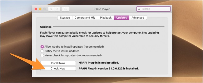 Mac için Flash Yükleme ve Güncelleme Adımları
