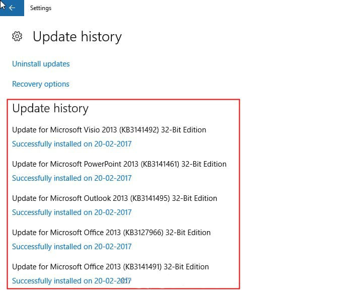 Windows 10 Güncelleştirme Geçmişi Nasıl Kontrol Edilir?