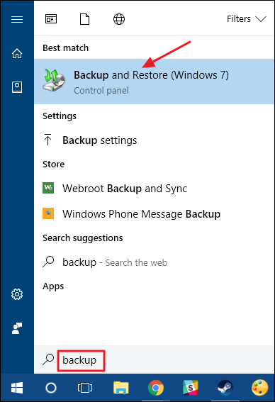 Windows 10'da Sistem Yedekleme
