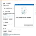Windows 10 Parmak İzi Ekleme Adımları