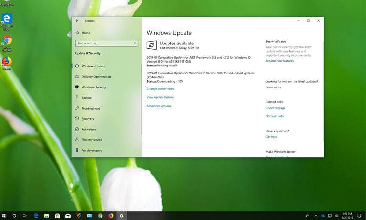 Windows 10 KB4476976 Güncellemesi Yayınlandı (Yapı 17763.292)