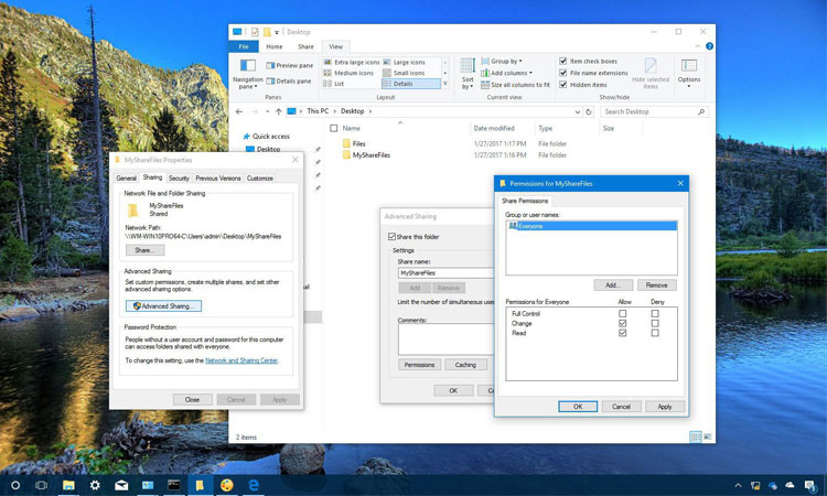 Windows 10'da Dosya Paylaşımı Adımları