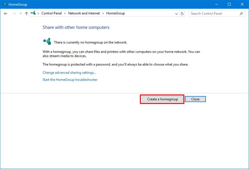 Windows 10 Ev Grubu Oluşturma