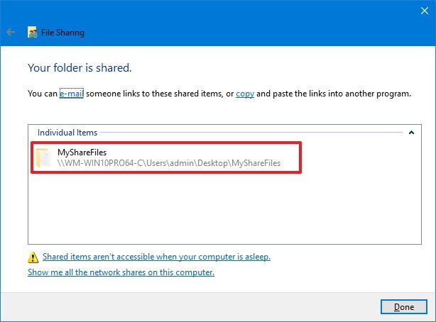 Windows 10'da Temel Ayarları Kullanarak Dosyaları Paylaşma