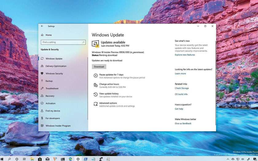 Windows 10 Yapı 18936 (2003) Yeni Özelliklerle Beraber Çıktı