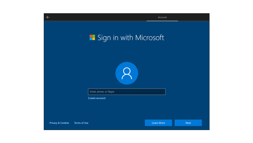Windows 10 Kurulumu Artık Yerel Hesap Oluşturmayı Engelliyor
