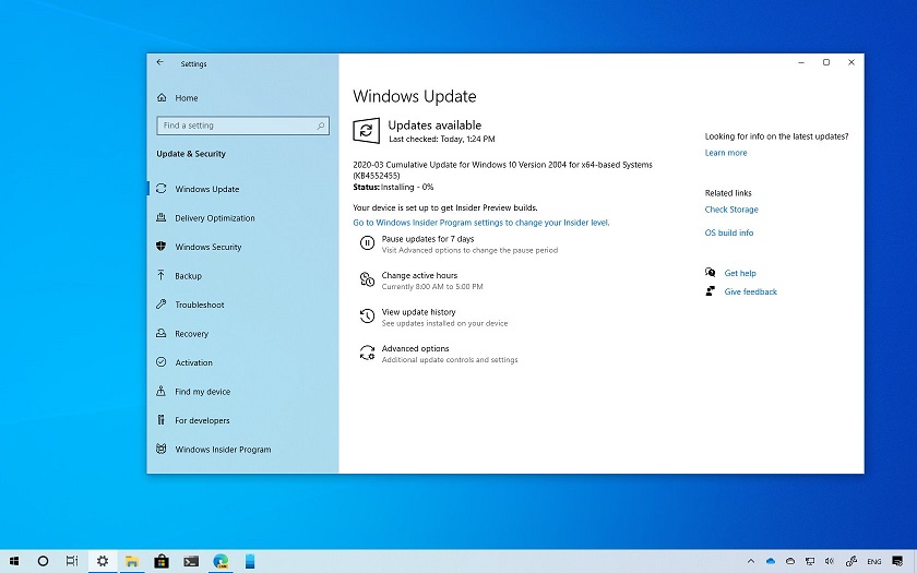 Windows 10 KB4552455 (2004) Yeni Özelliklerle Beraber Çıktı