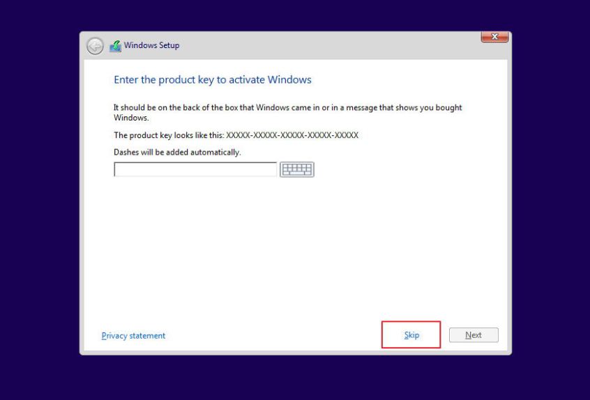 Windows 10 Aktivasyon