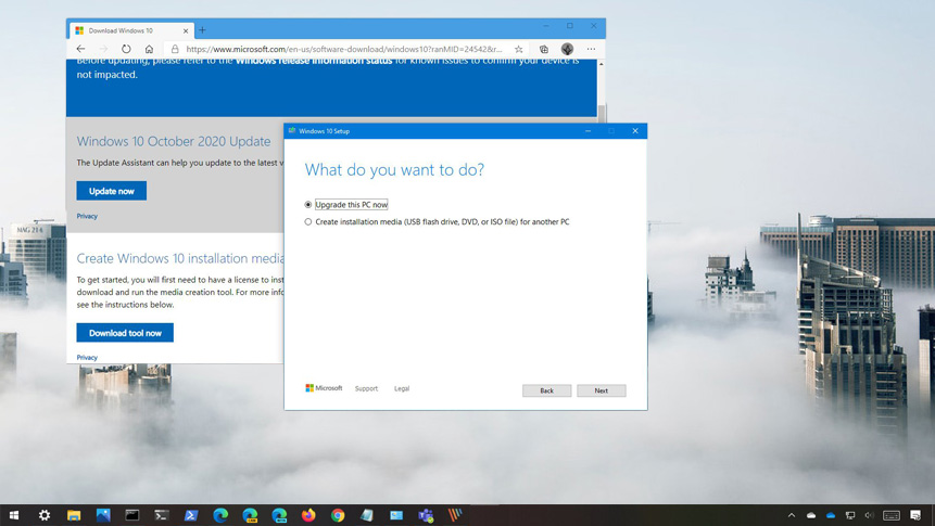 Windows 10 20H2 - Medya Oluşturma Aracı