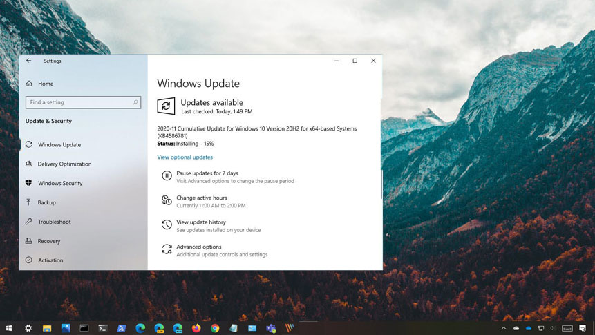 Windows 10 20H2 sürümü için KB4586781 güncellemesi yayınlandı