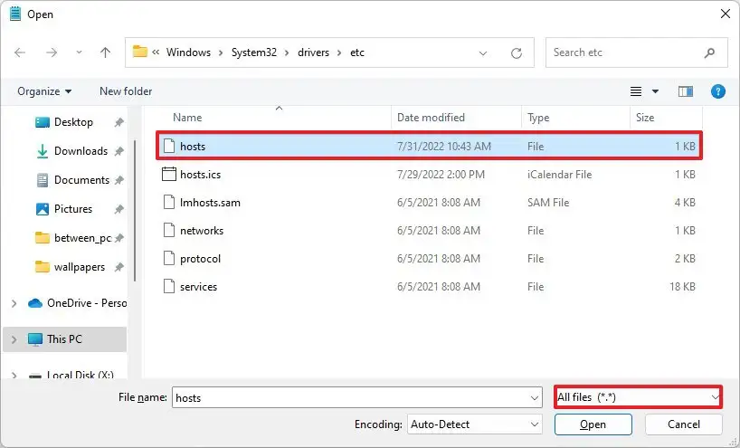 Hosts Dosyası Düzenleme - Windows 11